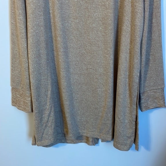 Cuddl Duds Heather Walnut Taupe Super Soft Longline Button Front Cardigan size M - Picture 14 of 16